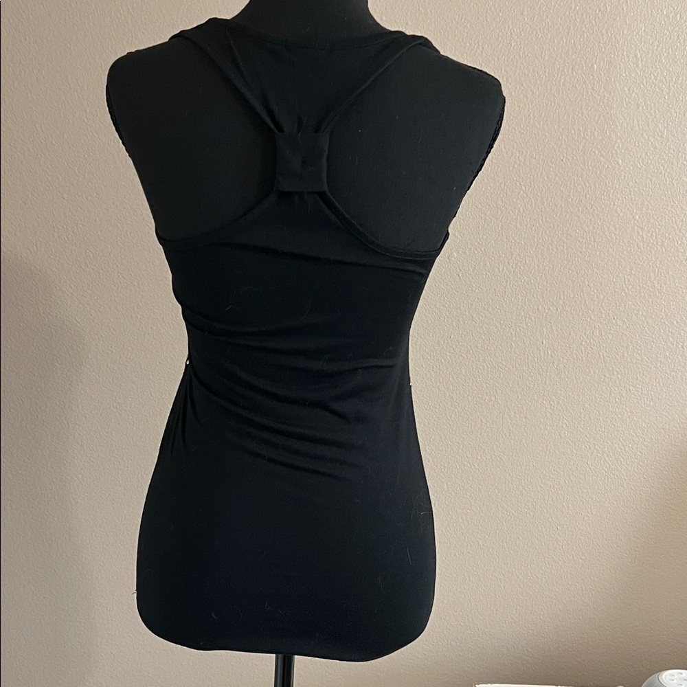Black and Gold Embellished Women's Top - Picture 2 of 7